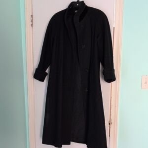 Vintage Black Women's Trench Coat